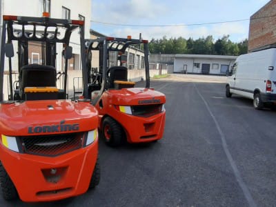 Diesel gaffeltruck D3500 levering til selskapet "GRAANUL INVEST" 4